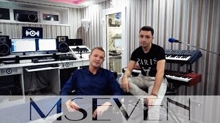 MSEVEN . В студии . Запись новой песни