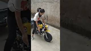 Super mini bike riding💯#amazing#super#oddlysatisfying #shorts