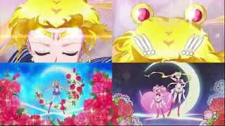 All Transform of Sailor Moon in Sailor Moon Crystal and Sailor Moon Eternal