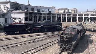 Live steam and historic roundhouse at Kyoto Railway Museum