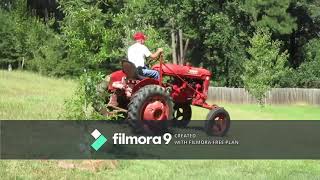 Playing with some of our tractors