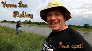 VERNS SEA FISHING | RIVER NENE SUTTON BRIDGE WITH JOHN AND THE DOGS AND A CHAP