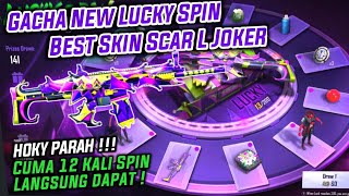 Gacha New Skin Scar L Joker PUBG Mobile | lucky spin Scar L joker - Drop The Bass Scar L Joker