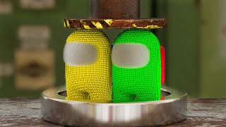 Hydraulic Press vs AMONG US!