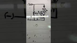 Dasar Cara kerja transistor npn #shorts