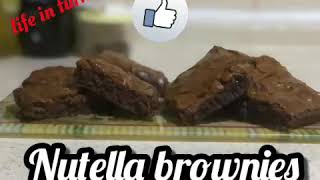 Nutella brownie recipe - life in turkey