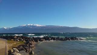 8 gennaio 2020 waves on lake garda