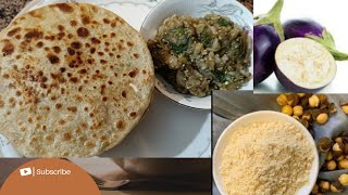 Bihar ki famous recipe sattu puri aur baigan ki bharta  || cookingwithrajia