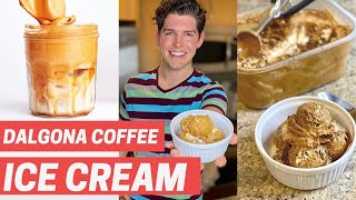 How to Make Dalgona Coffee Ice Cream