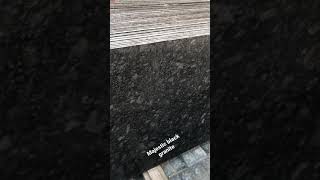 Majestic Black Granite. Polished and dressed slabs