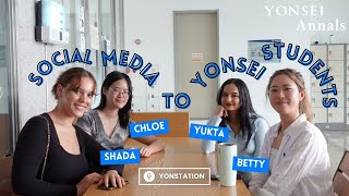 [YonStation] Social Media to Yonsei students