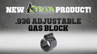 ODIN Works: SHOT Show 2018 | .936 Adjustable Gas Block