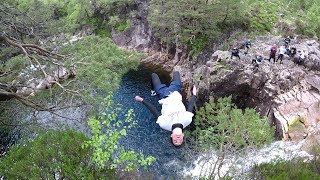 Jumping The Glen Etive Falls