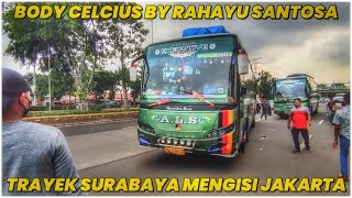 PENUMPANG MEMBLUDAK‼️ BUS ALS 303 MENJADI TENAGA EKSTRA TRIP JAKARTA || PEMAIN ASLI SURABAYA