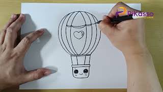 How to Draw a Air Balloon : A Beginner's Guide