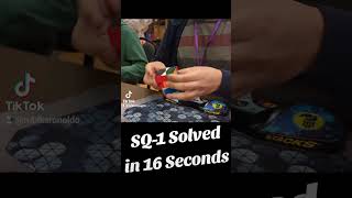 Square-1 Solved in 16 Seconds❤️ #speedcubing #rubikscube #cubing #speedsolving #square1 #squan #sq1