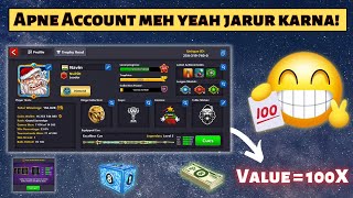 Player's Must do this Important points in their 8 Ball Pool Account.