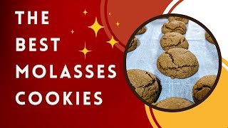 My Favorite Molasses Cookie Recipe | Gluten Free