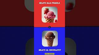 COSA SCEGLIERESTI? Gelato alla 🍓 O.. #gelato #shorts