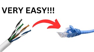 How to Wire Up Ethernet Cable the EASY WAY! (Cat5 / Cat6)