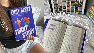 reading vlog 📖 read funny story with me + review