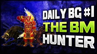 BM HUNTER PVP!! DAILY BG #1 WOW LEGION PATCH 7.3.2