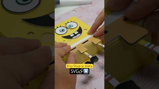 Sponge Bob SVG BOX birthday party favor