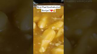 Best Paal Kozhukattai Recipe! Quick & most delicious recipe❤️ #indianfood #paalkozhukattai #dessert