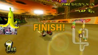 [MKW] - Banana Cup No Skips Speedrun - 9:55 (8th Worldwide)