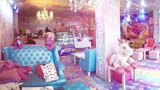 The Pink Unicorn Cafe In Bangkok, Thailand - Possibly The Most Magical Place On Earth