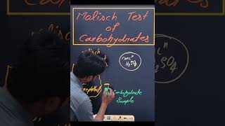 Molisch test of carbohydrates | Molisch test of carbohydrates animation #chemistry #shorts #short