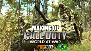 🎬 A PRIMEIRA CAMPANHA CO-OP de CALL OF DUTY (4 players) - Bastidores World At War 2008