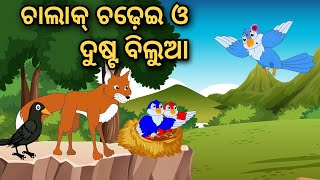 Chalak Chadhei O Dusta Bilua | Tiki Chadhei | Odia Gapa | Moral Story | Bird Story | Cartoon Story |