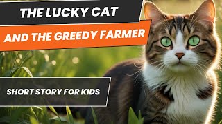 The Lucky Cat and the Greedy Farmer | Short Stories for Kids in English