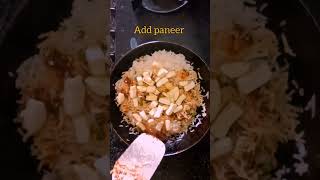 fried rice with paneer