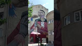 Mural on Kiev mural w Kijowie Freska v Kyyevi #mural #kiev #kijów #kijev