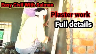 Plaster work full details #plaster #plastering #plasterwork