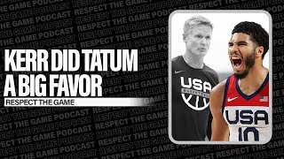 Tatum Benching Was A Blessing In Disguise !!!! | RESPECT THE GAME