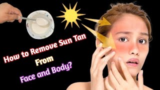 How to Remove Sun Tan from Face and Body || #suntan #remedies #diy #diyremedy #lifestylewithsadia