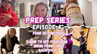 Prep series - Episode 4 - FOTD | How to hit your IFBB Front & Back pose | My Supplement Stack