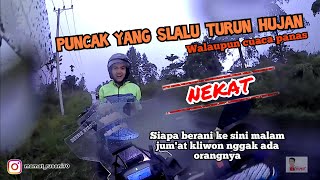 Ke puncak tengah malem nggak ada orang di ajakin pas lagi enaknya tiduran BUSET || MOTOVLOG 08