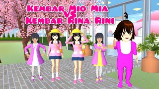 Kembar Mio Mia VS Kembar Rina Rini | Drama Sakura School Simulator