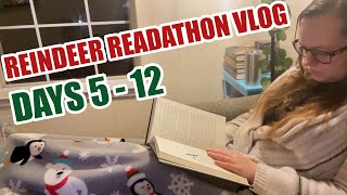 Reindeer Readathon 2022 Vlog || Days 5 -12