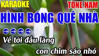 Hình Bóng Quê Nhà Karaoke Tone Nam Karaoke Lâm Nhạc Sống - Beat Mới