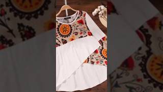 Very stylish frock design for girls #trending #shorts #shortfrocks #viral #fashion#foryou