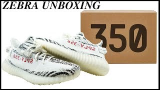 UNBOXING THE YEEZY BOOST 350 V2 ZEBRA