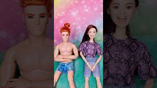 Barbie and Ken funny couple 🤣 #stopmotion #humor #comedy