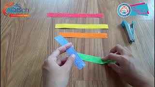 Kindergarten: "Making Rainbow 3D Craft"