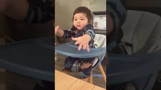 Baby dances every time he hears music! Bhangra baby dance #shorts #funnyshorts #babyshorts