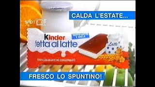 KINDER FETTA AL LATTE (1992) Spot Anni 90